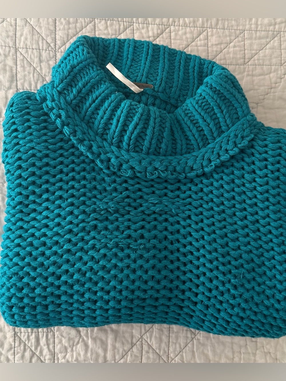 Free people cable knit sweater